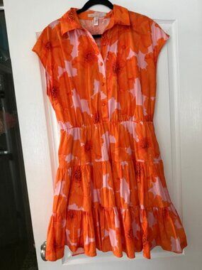 Vibrant Summer Dress by Hutch with such flare and floral pattern